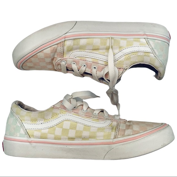 VANS Off the Wall Sneakers Missy Skate Shoes Checkers - Picture 3 of 8